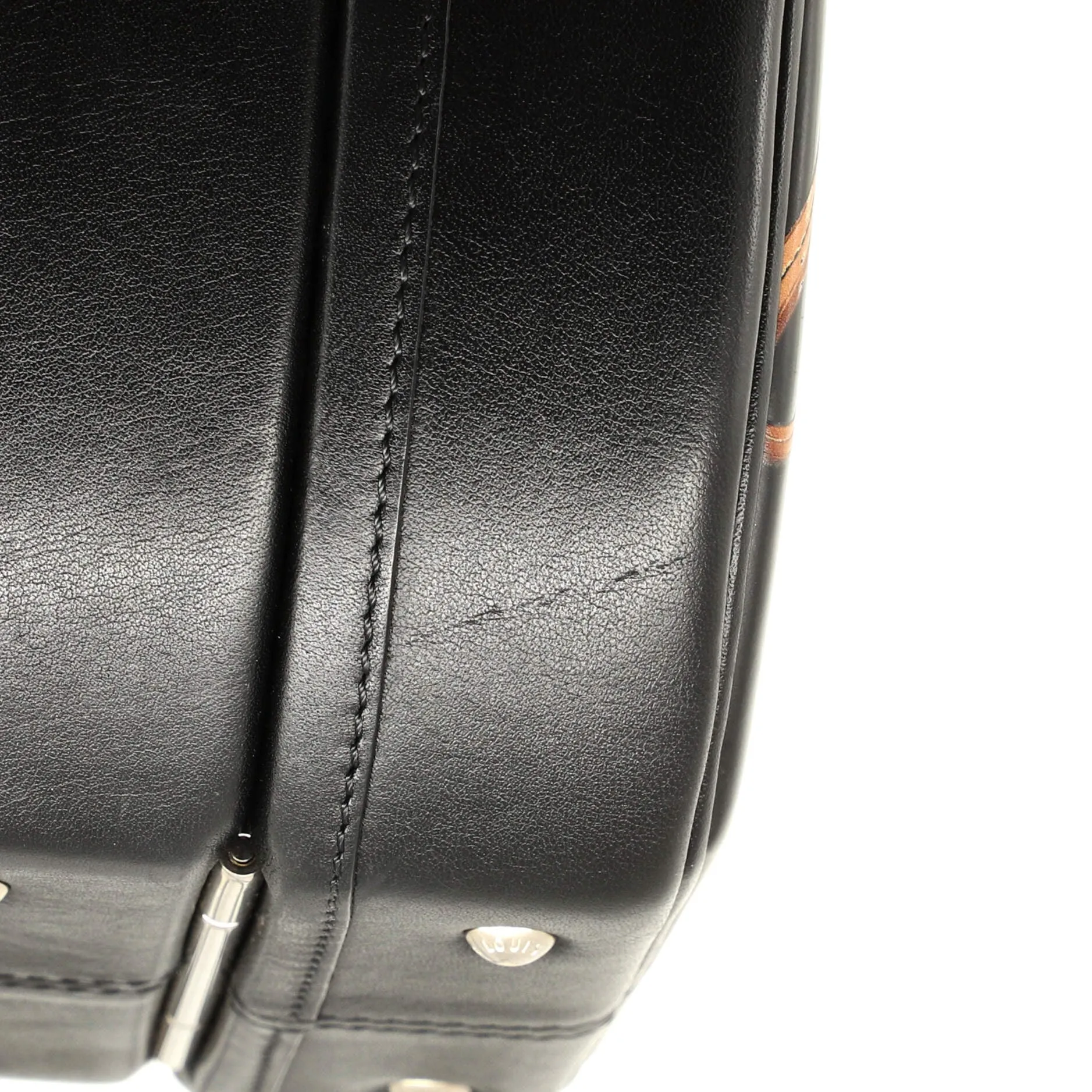 Designer Petite Boite Chapeau Bag Limited Edition Stickers Leather