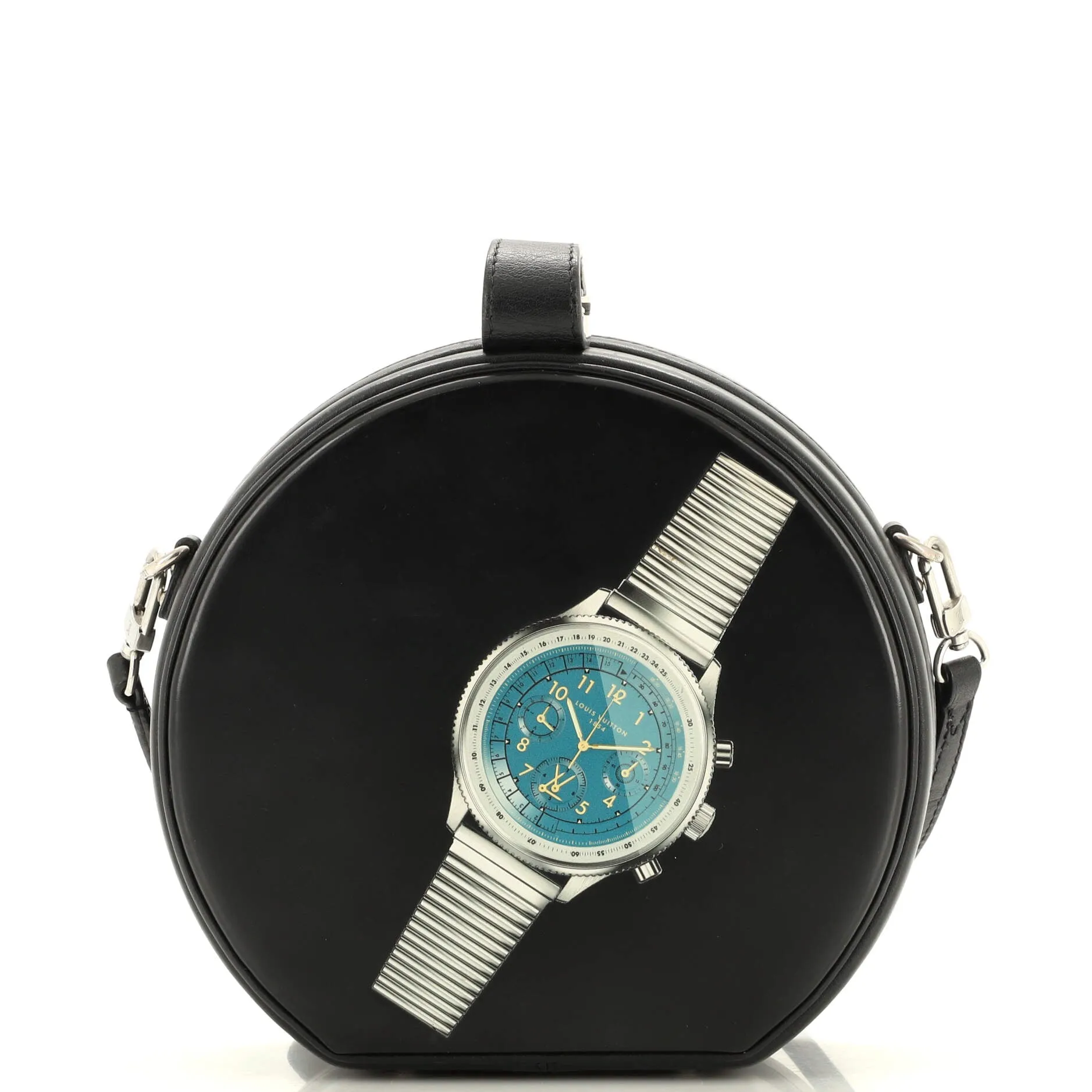 Designer Petite Boite Chapeau Bag Limited Edition Stickers Leather