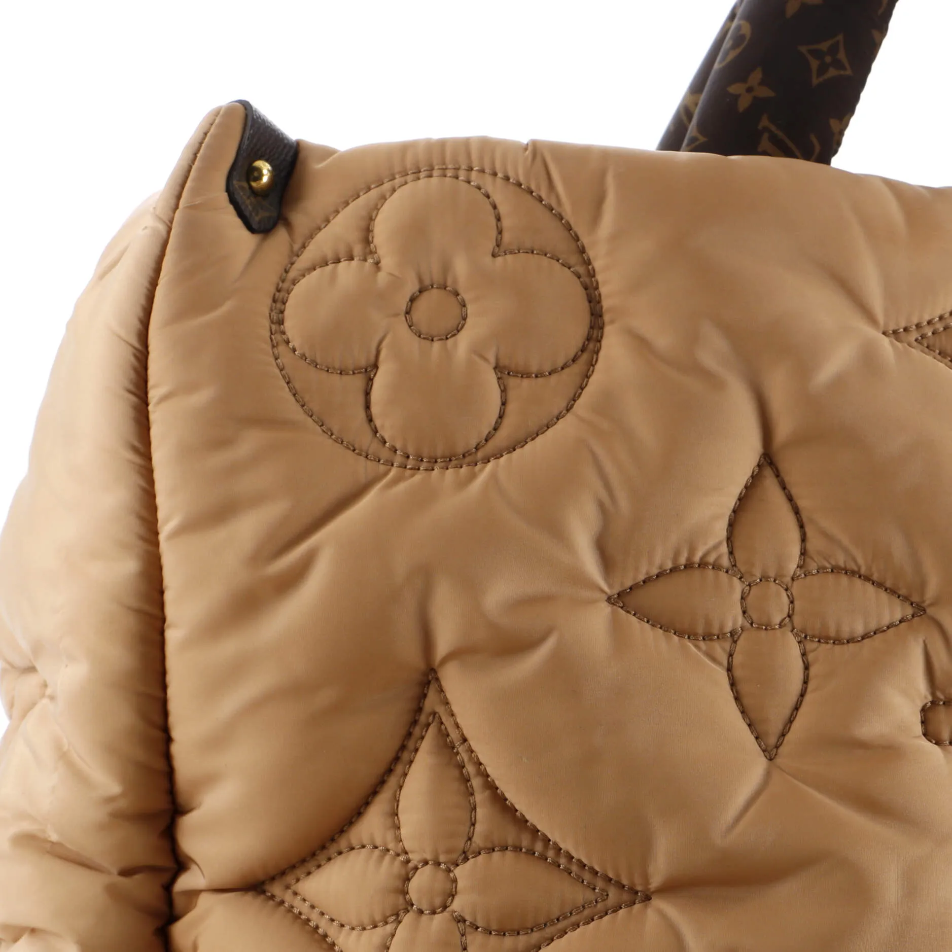 Designer Pillow OnTheGo Tote Monogram Quilted Econyl Nylon GM
