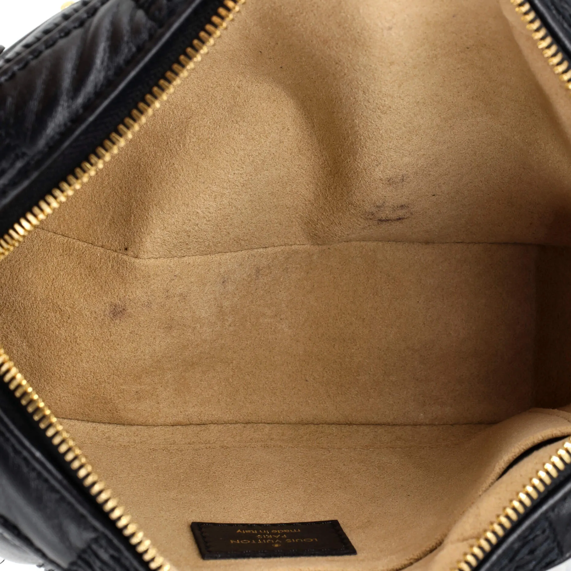 Designer Troca Handbag Damier Quilted Lambskin PM