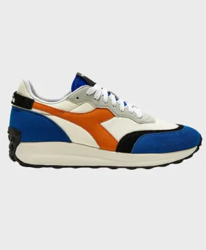 Diadora Race NYL Trainers White/Snorkel Blue