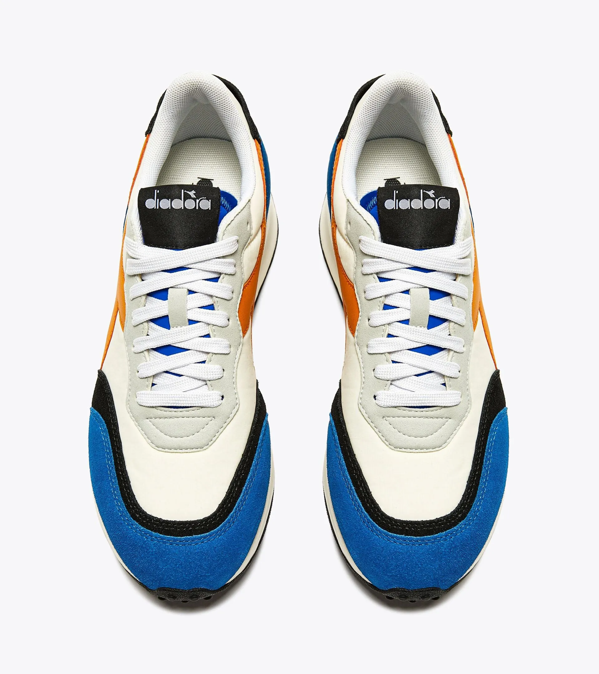Diadora Race NYL Trainers White/Snorkel Blue
