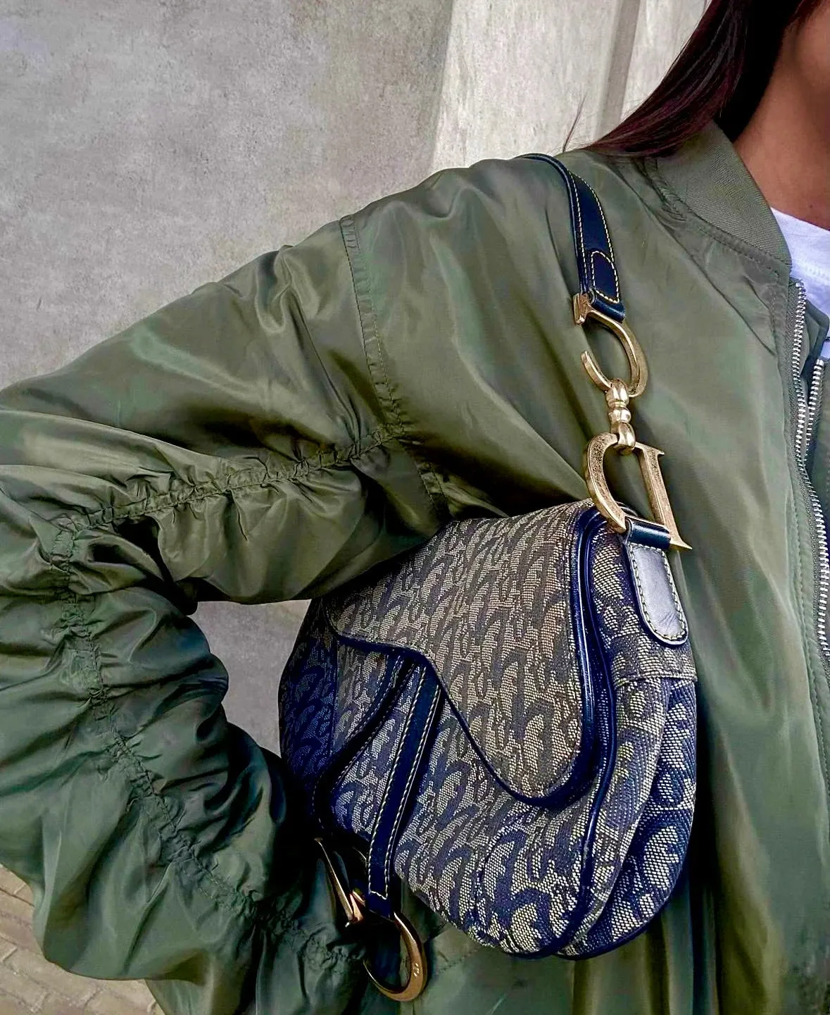 DIOR double saddle bag