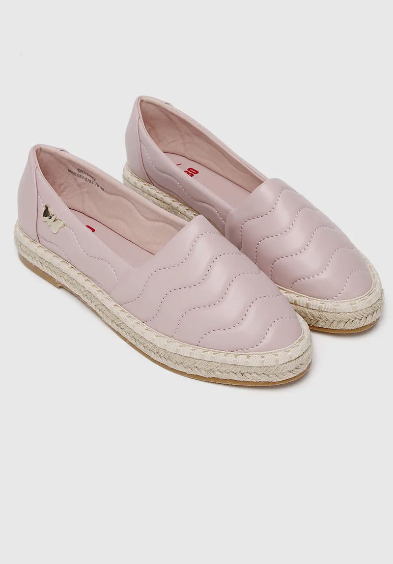 Disney Dumbo Little Side Kick Rounded Toe Slip Ons & Espadrilles (Pink)