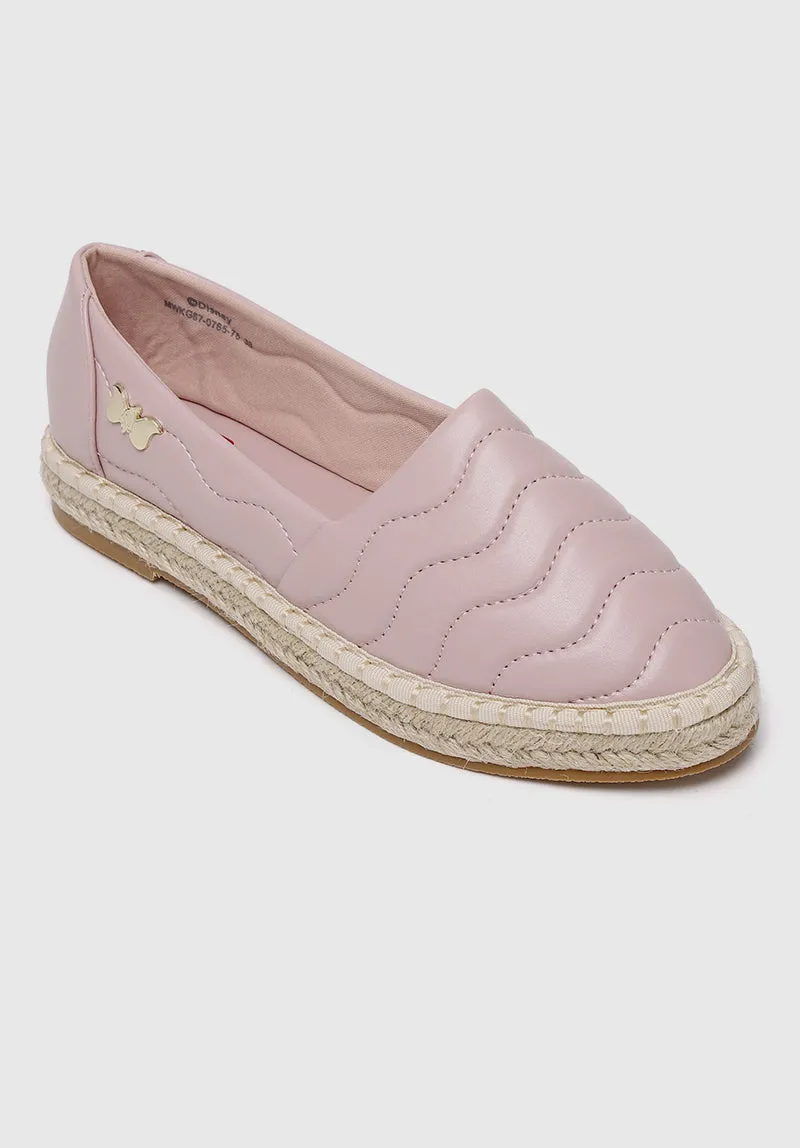 Disney Dumbo Little Side Kick Rounded Toe Slip Ons & Espadrilles (Pink)