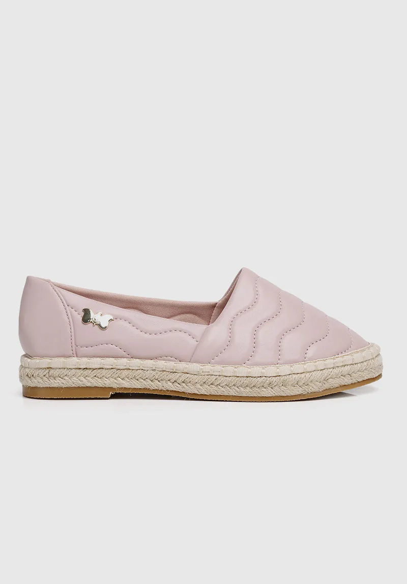 Disney Dumbo Little Side Kick Rounded Toe Slip Ons & Espadrilles (Pink)