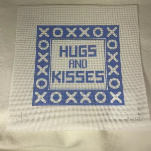 *Doolittle Stitchery P110 Hugs and Kisses- Blue