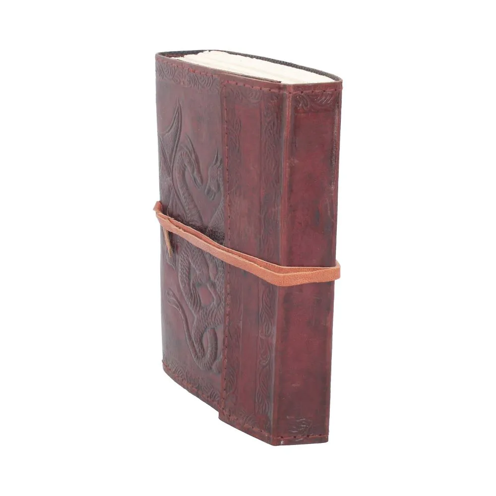 Double Dragon Leather Embossed Journal 12.5 x 18cm
