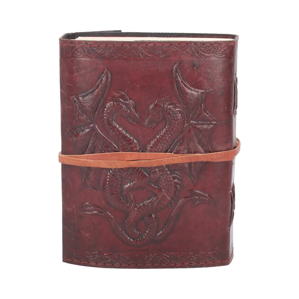 Double Dragon Leather Embossed Journal 12.5 x 18cm