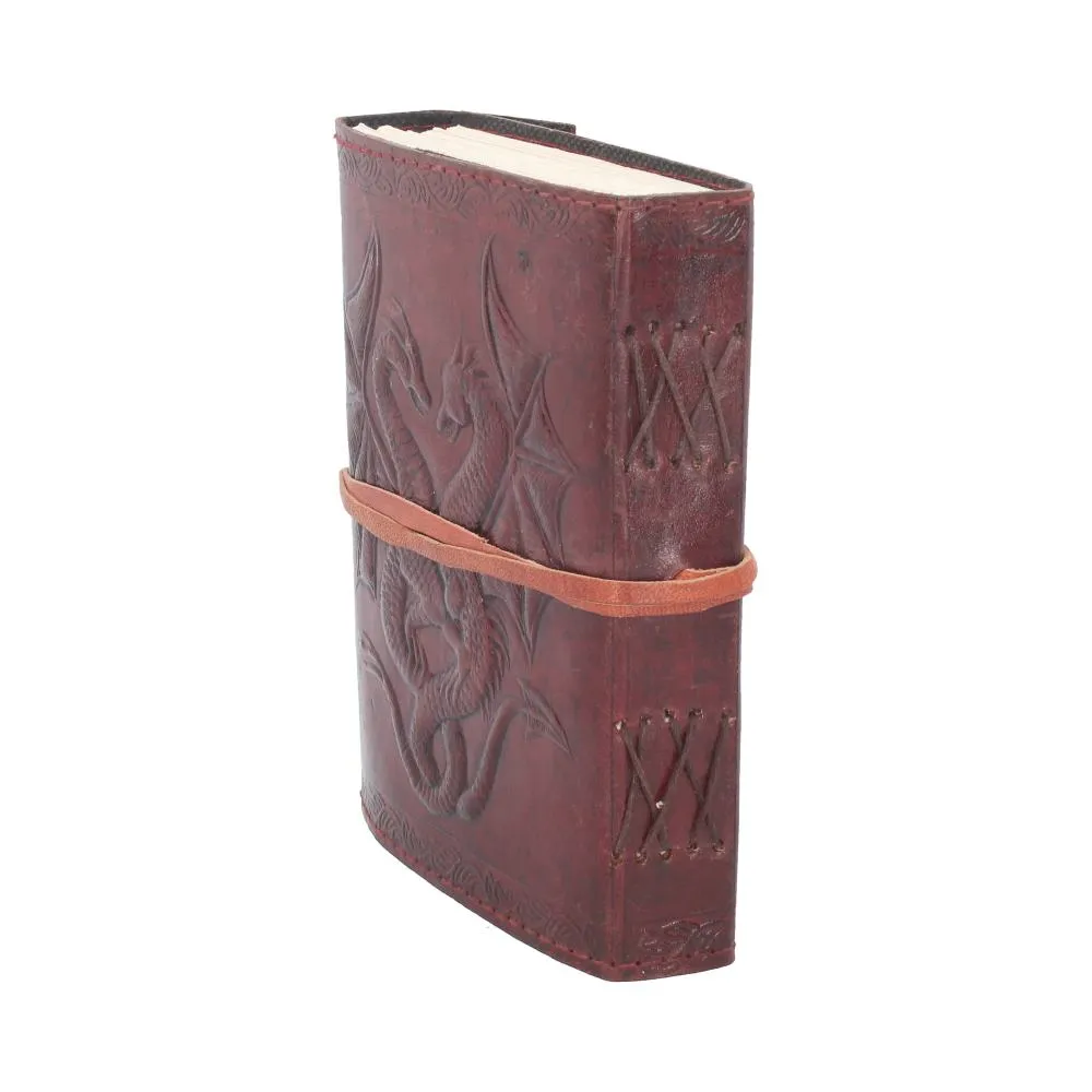 Double Dragon Leather Embossed Journal 12.5 x 18cm