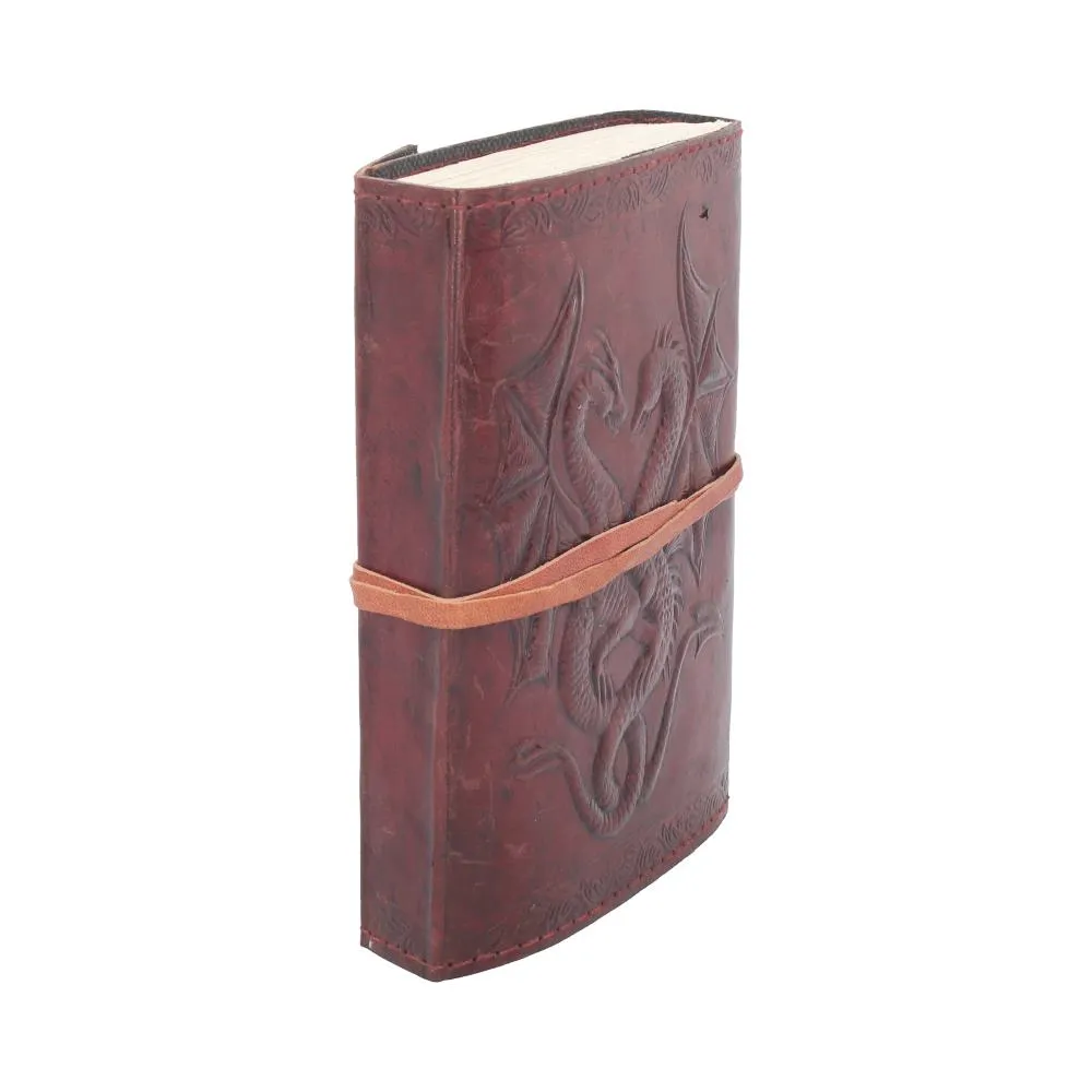 Double Dragon Leather Embossed Journal 12.5 x 18cm