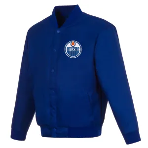 Edmonton Oilers Poly-Twill Jacket