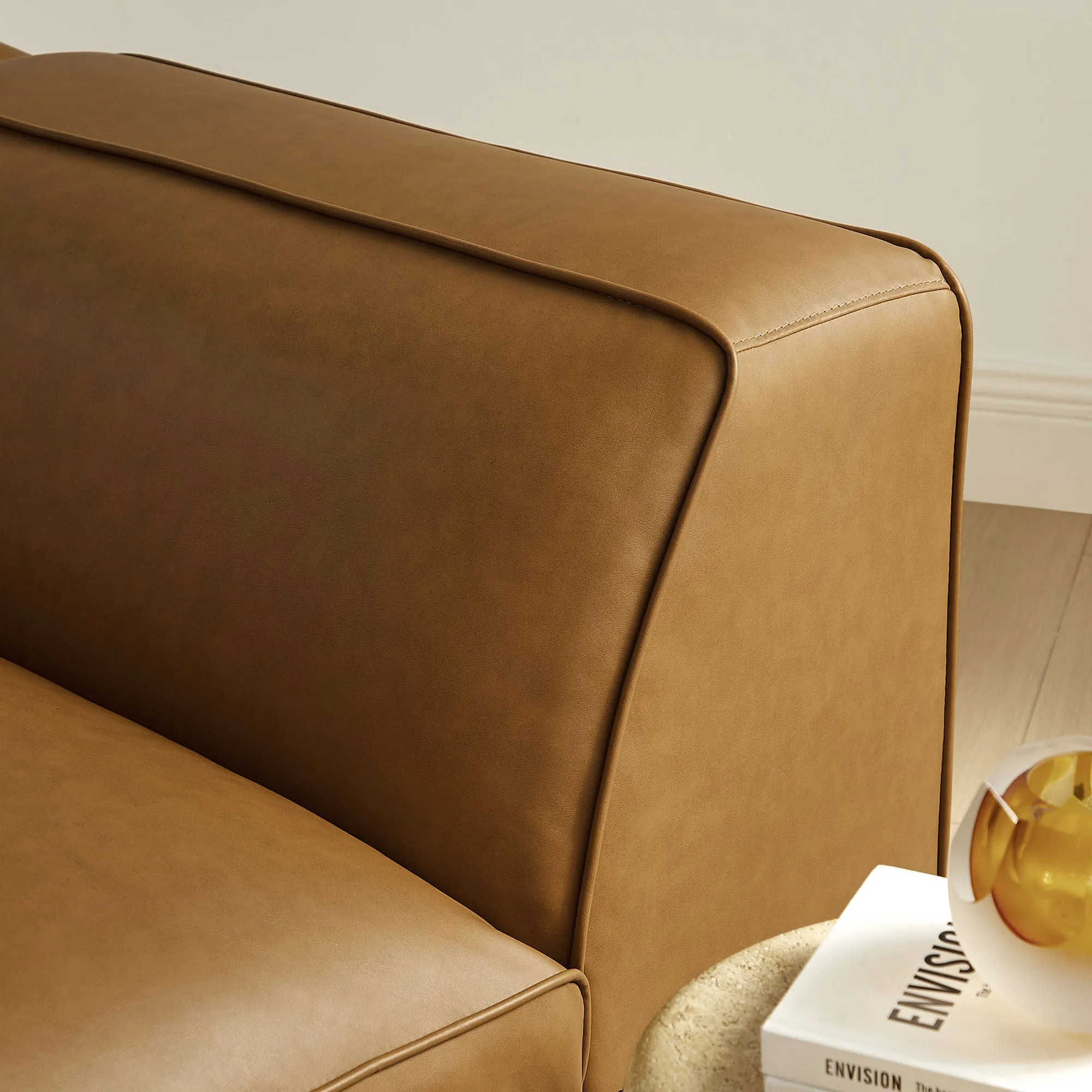 Elara Upholstered Vegan Leather Armchair by Modway