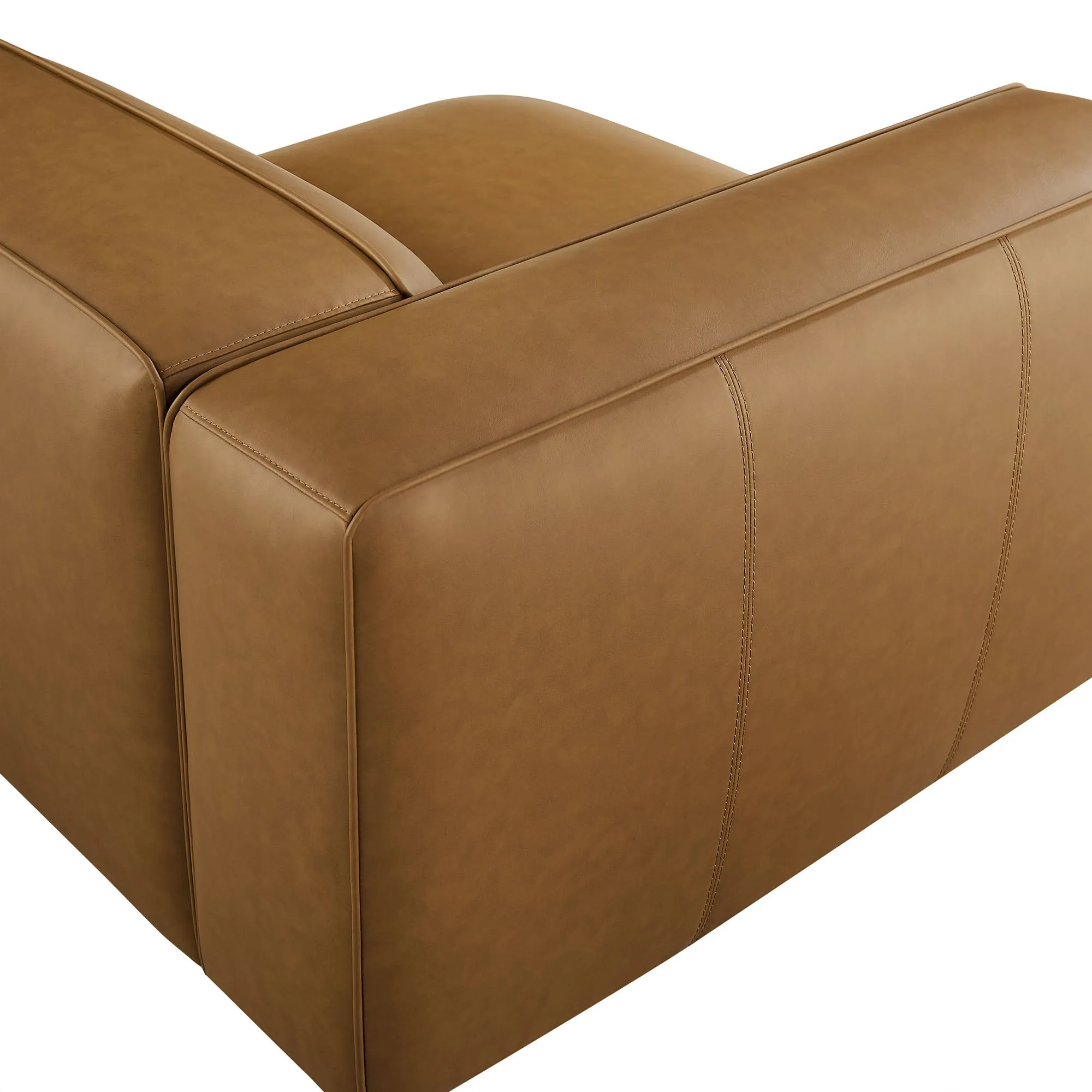 Elara Upholstered Vegan Leather Armchair by Modway