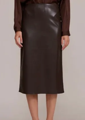Ello Faux Leather Skirt