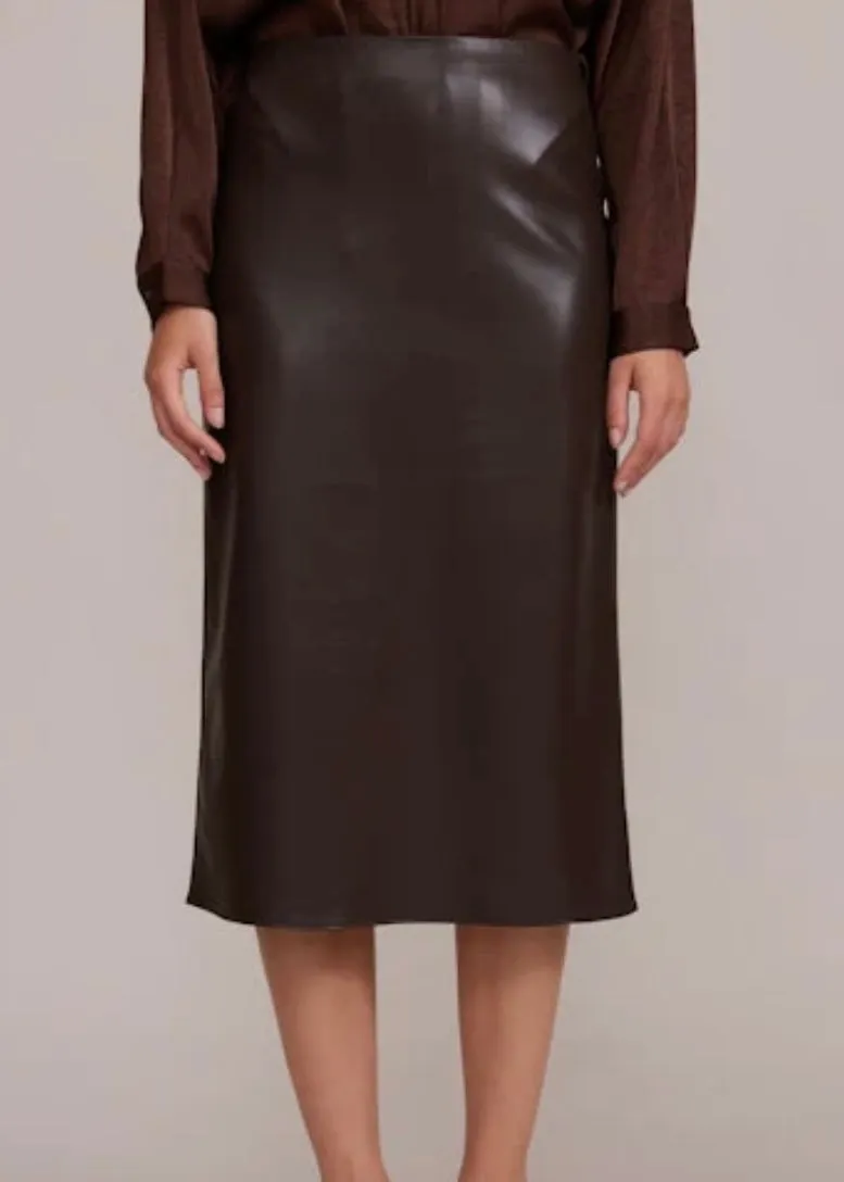 Ello Faux Leather Skirt