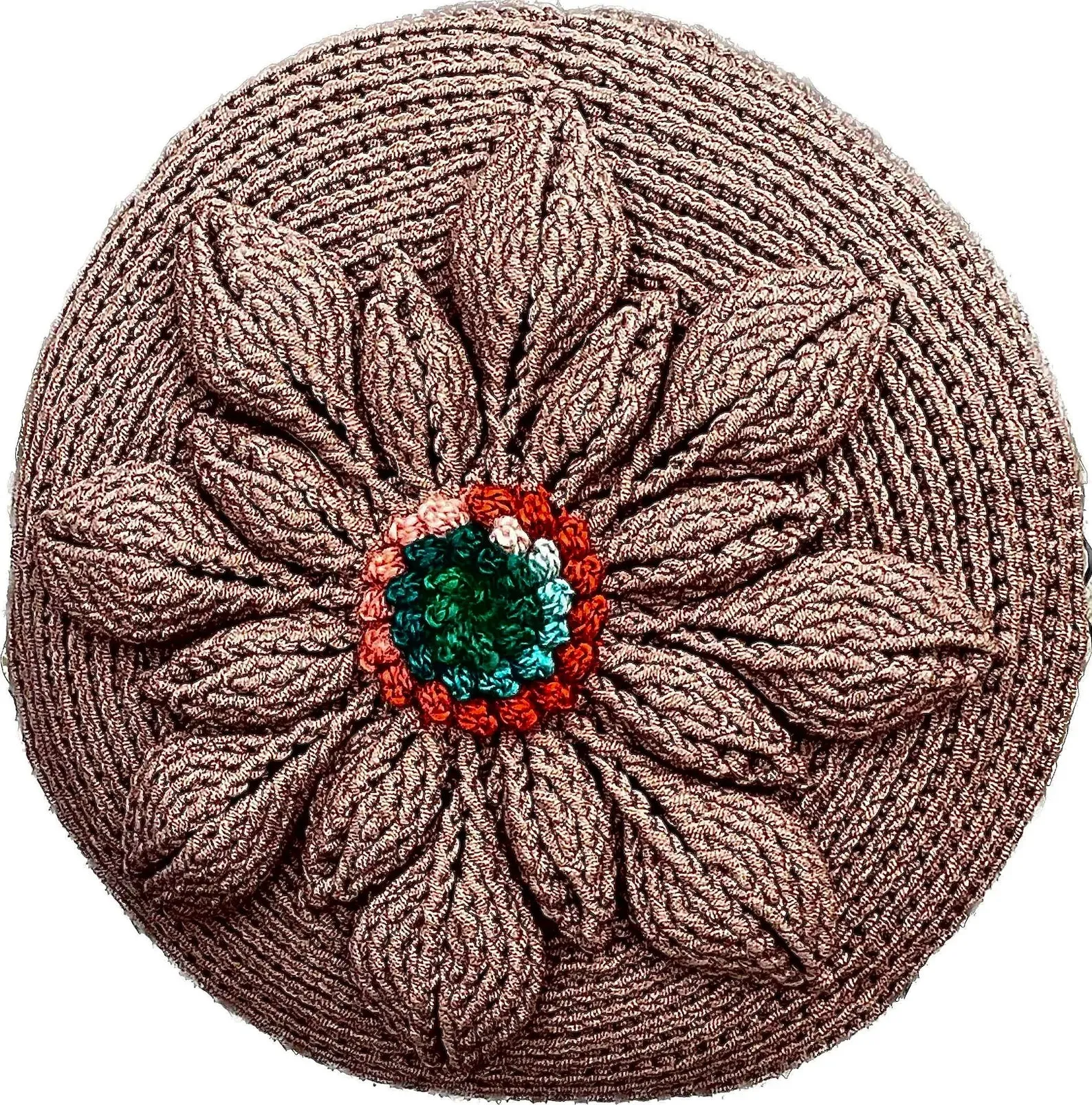 Embossed Mandala Pillow Pattern