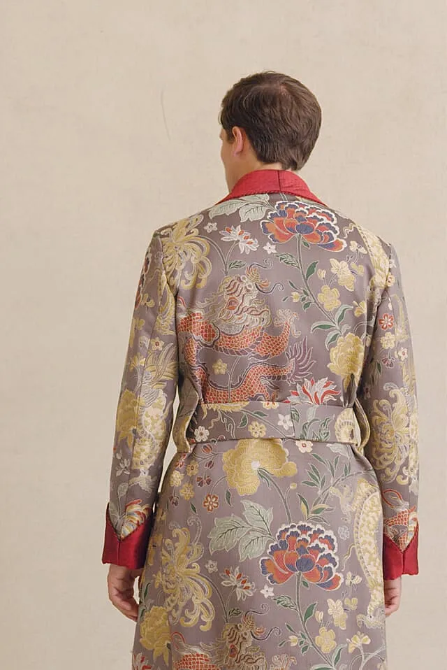 Emperor's Dragon Lined Dressing Gown