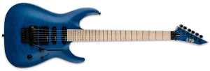 ESP LTD MH-203QM IN SEE THRU BLUE