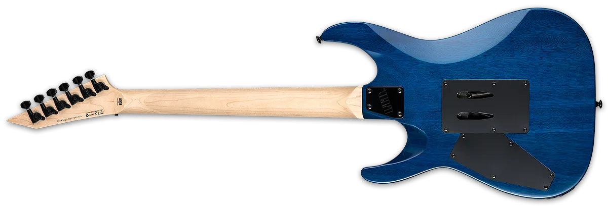 ESP LTD MH-203QM IN SEE THRU BLUE