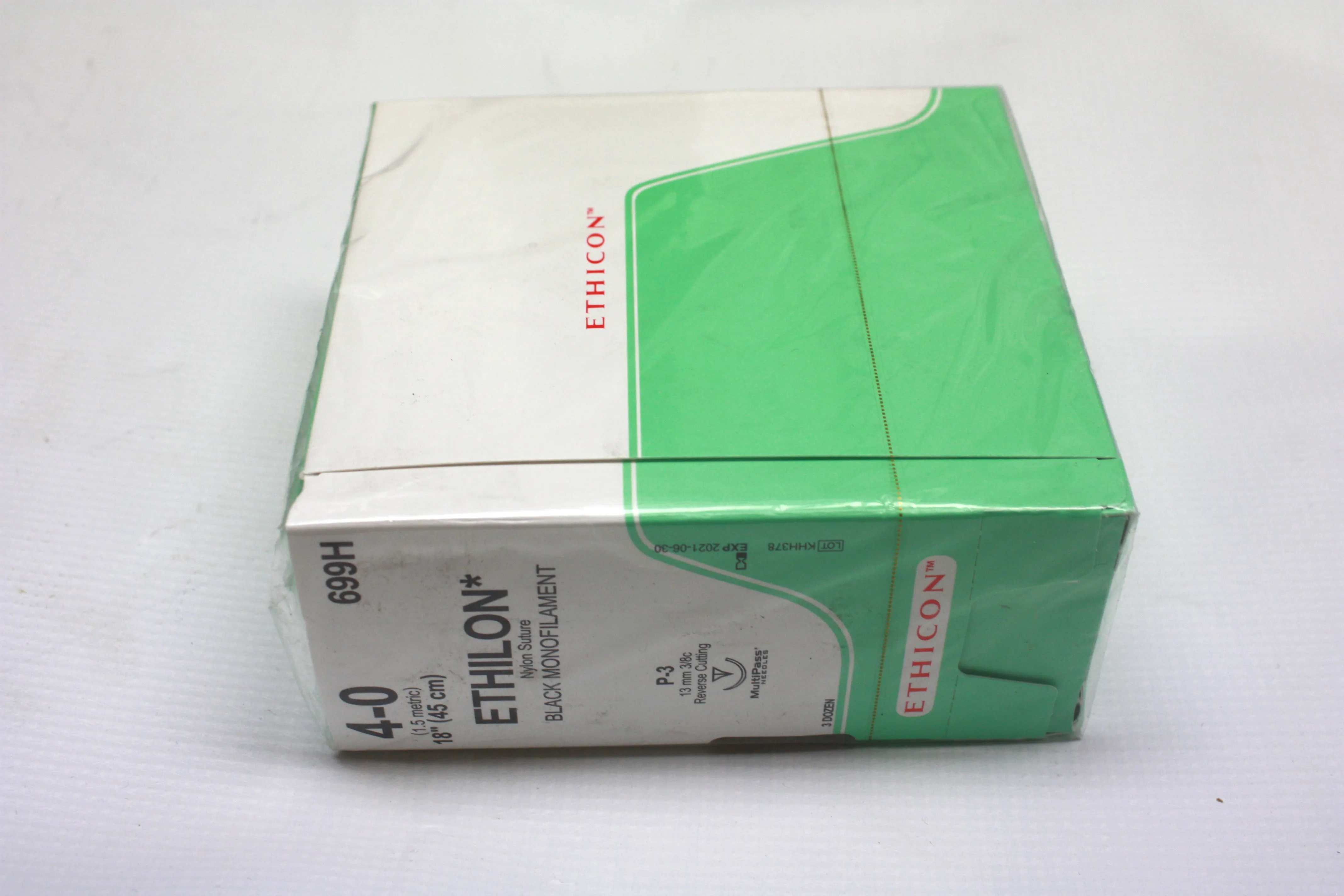Ethicon Ethilon Black Monofilament Nylon Sutures