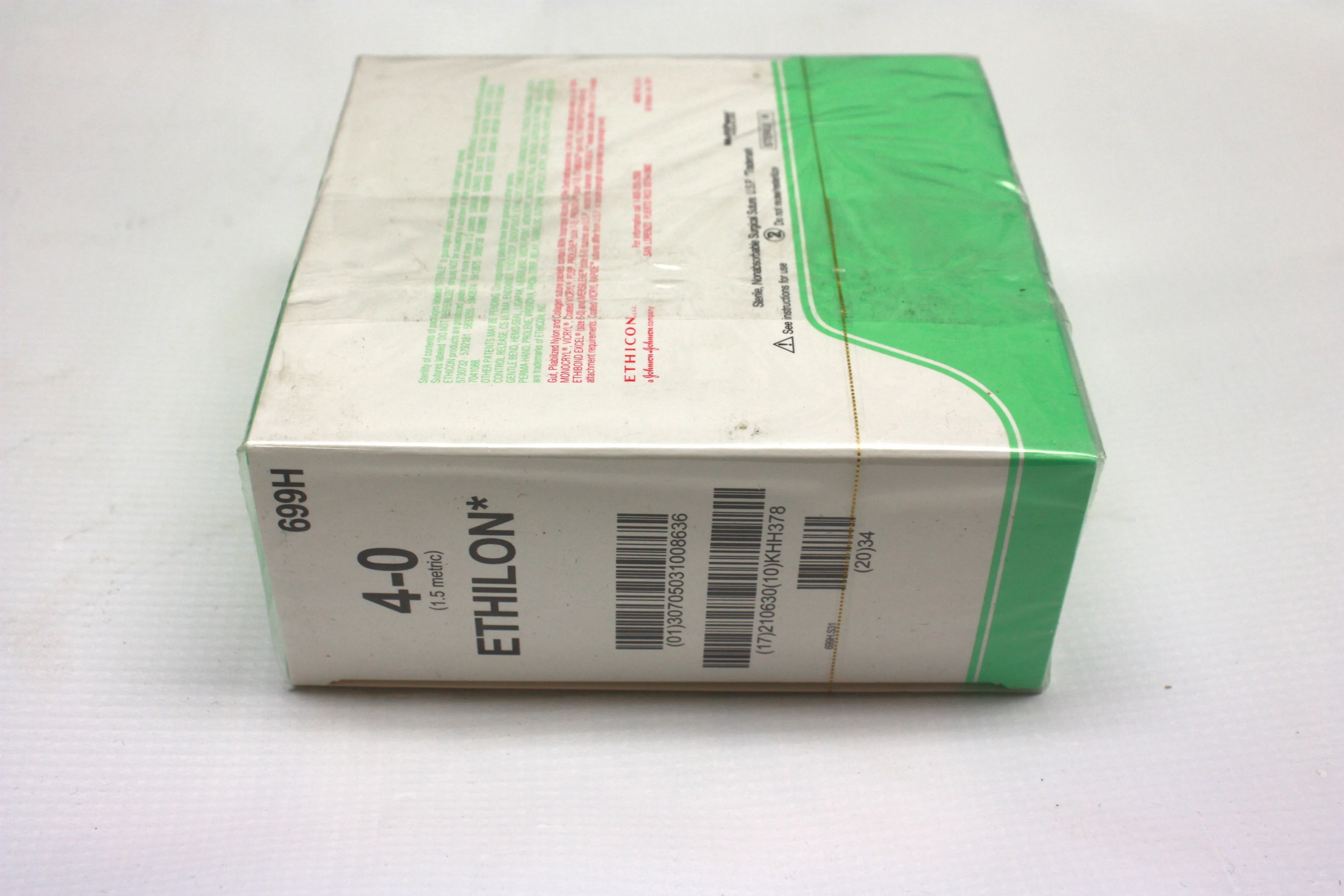 Ethicon Ethilon Black Monofilament Nylon Sutures