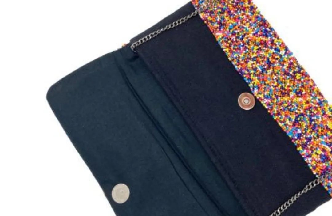 Eye Spy Beaded Clutch