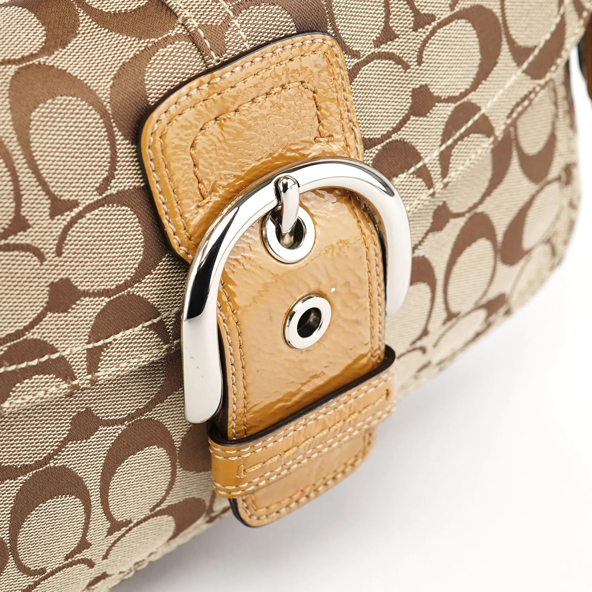 F13113 Beige Soho Shoulder Bag
