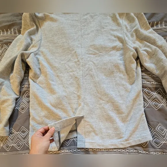 Faherty Inlet Womens Light Grey Blazer Size XL