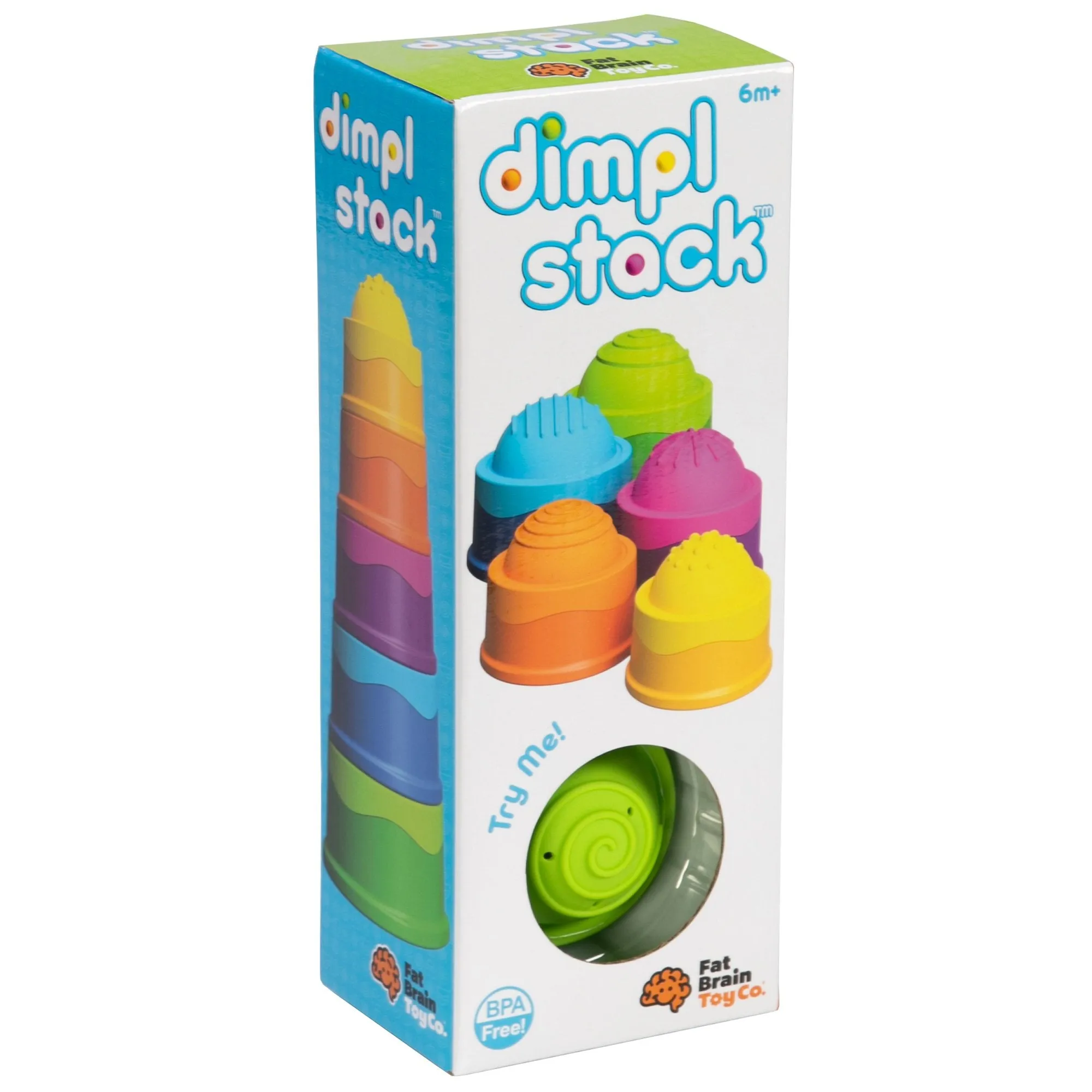 Fat Brain Dimpl Stack - A Vibrant Stack-and-Discover Experience!