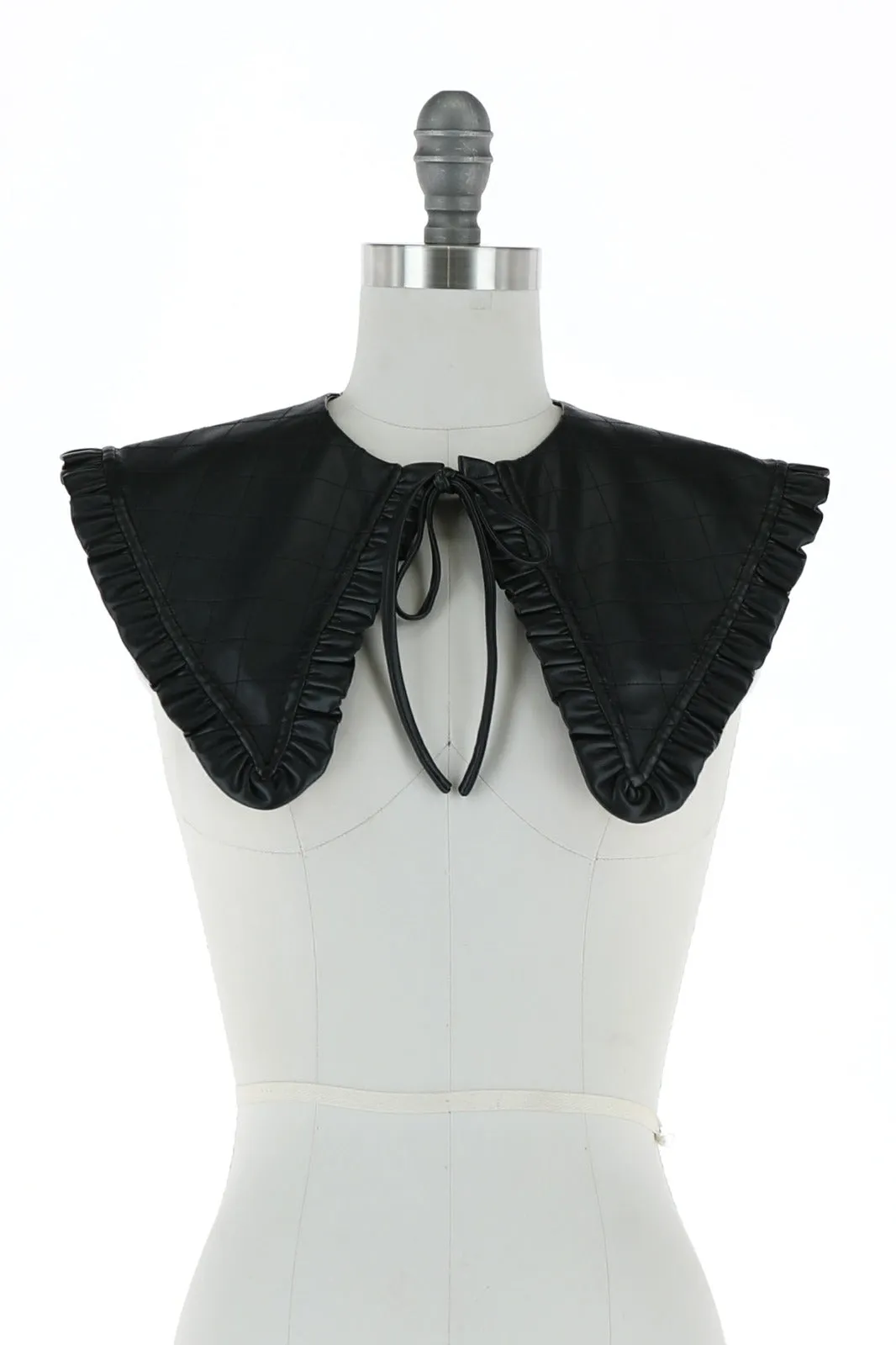 Faux Leather Collar (Black and Brown)