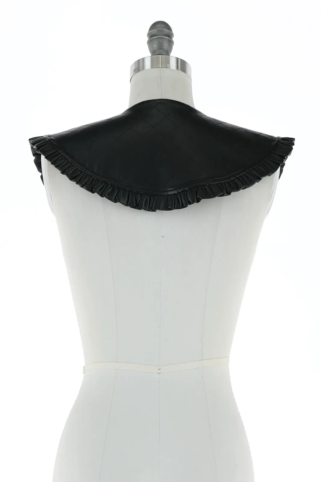 Faux Leather Collar (Black and Brown)