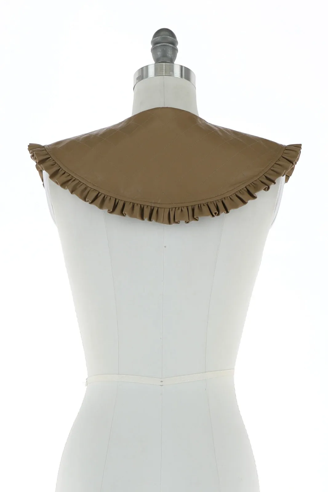 Faux Leather Collar (Black and Brown)