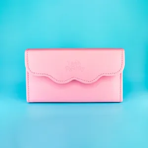 Faux Leather Flower Tweezer Case