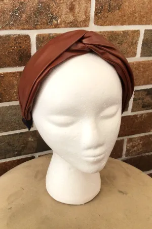 Faux Leather Headband