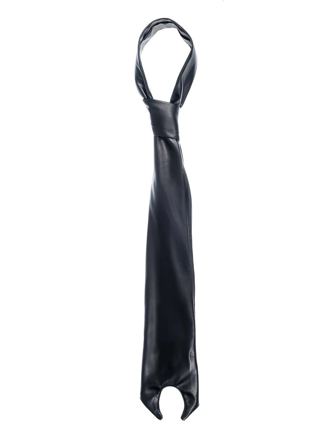 Faux Leather Tie