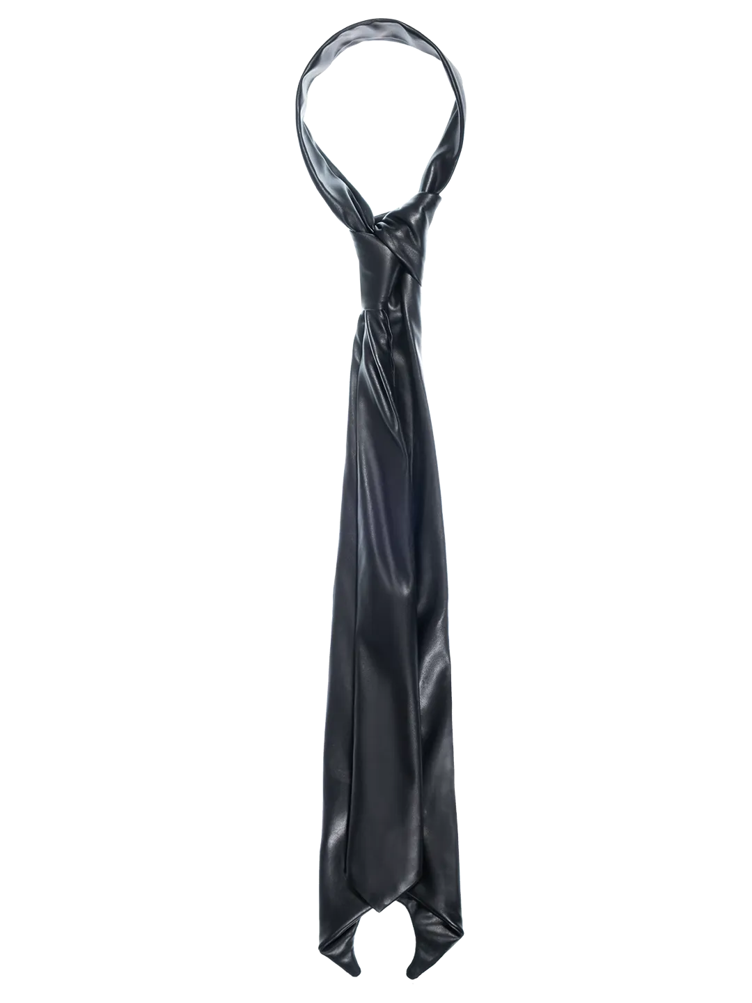 Faux Leather Tie