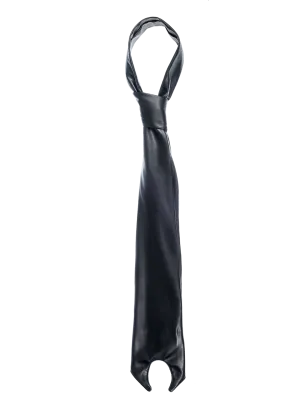 Faux Leather Tie