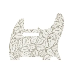 Fender Waylon Jennings Leather Pickguard, White