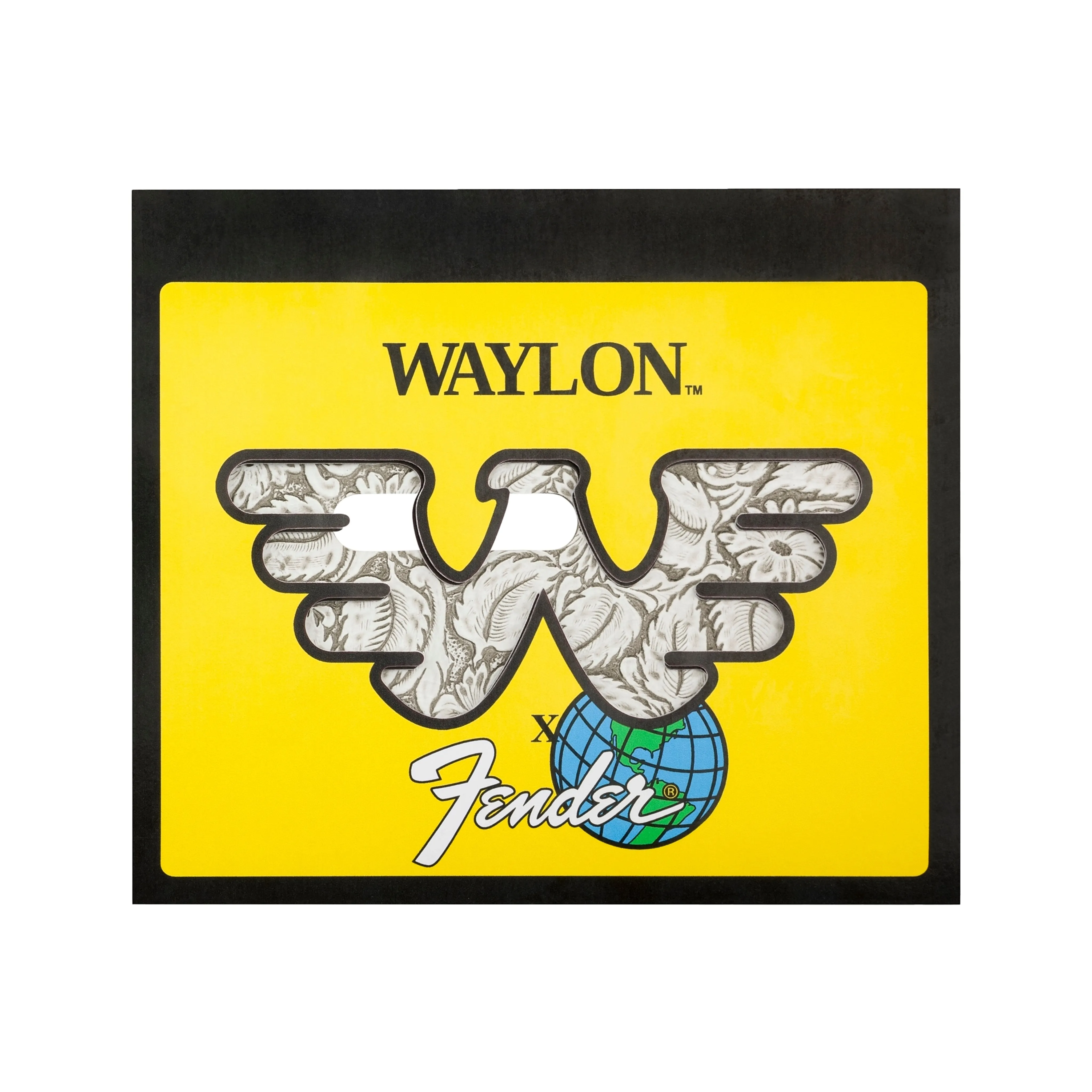 Fender Waylon Jennings Leather Pickguard, White