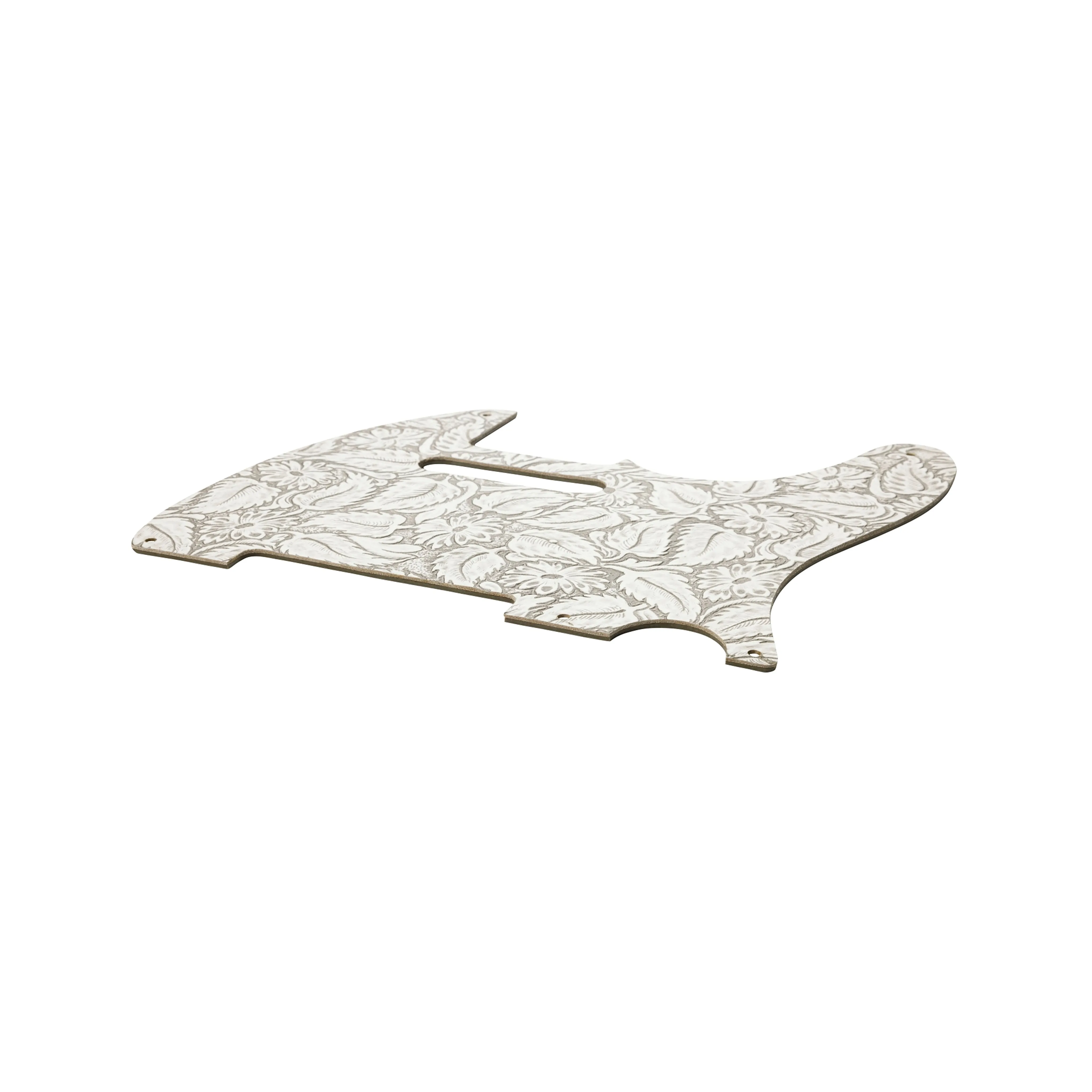 Fender Waylon Jennings Leather Pickguard, White