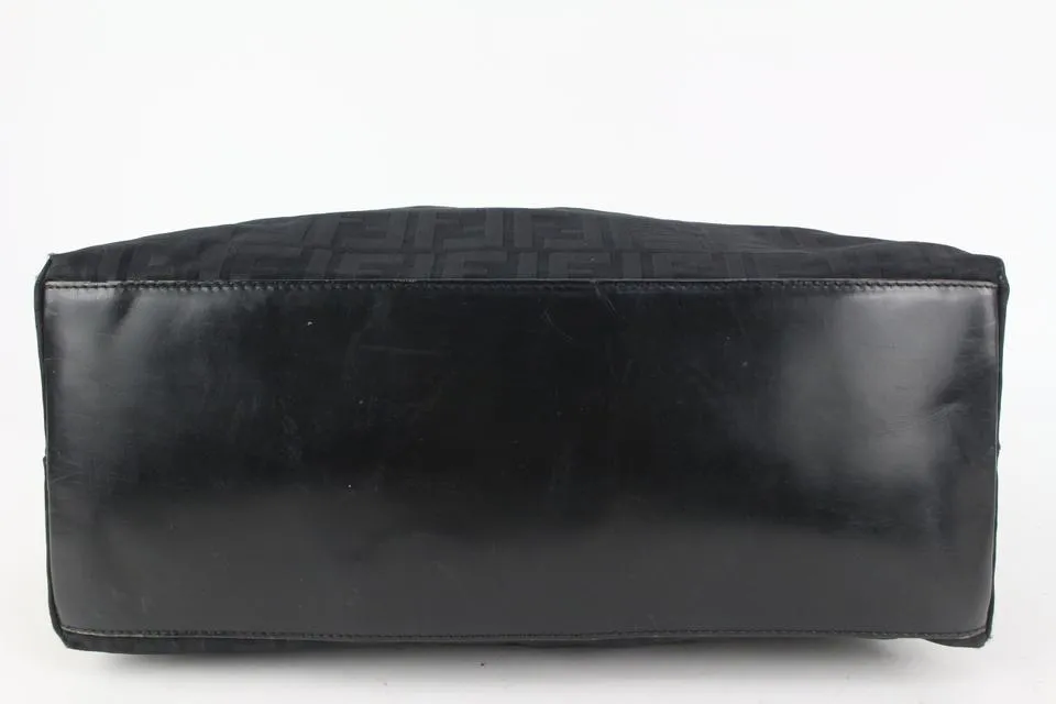 Fendi Black Monogram FF Zucca Dome Bag 927ff54