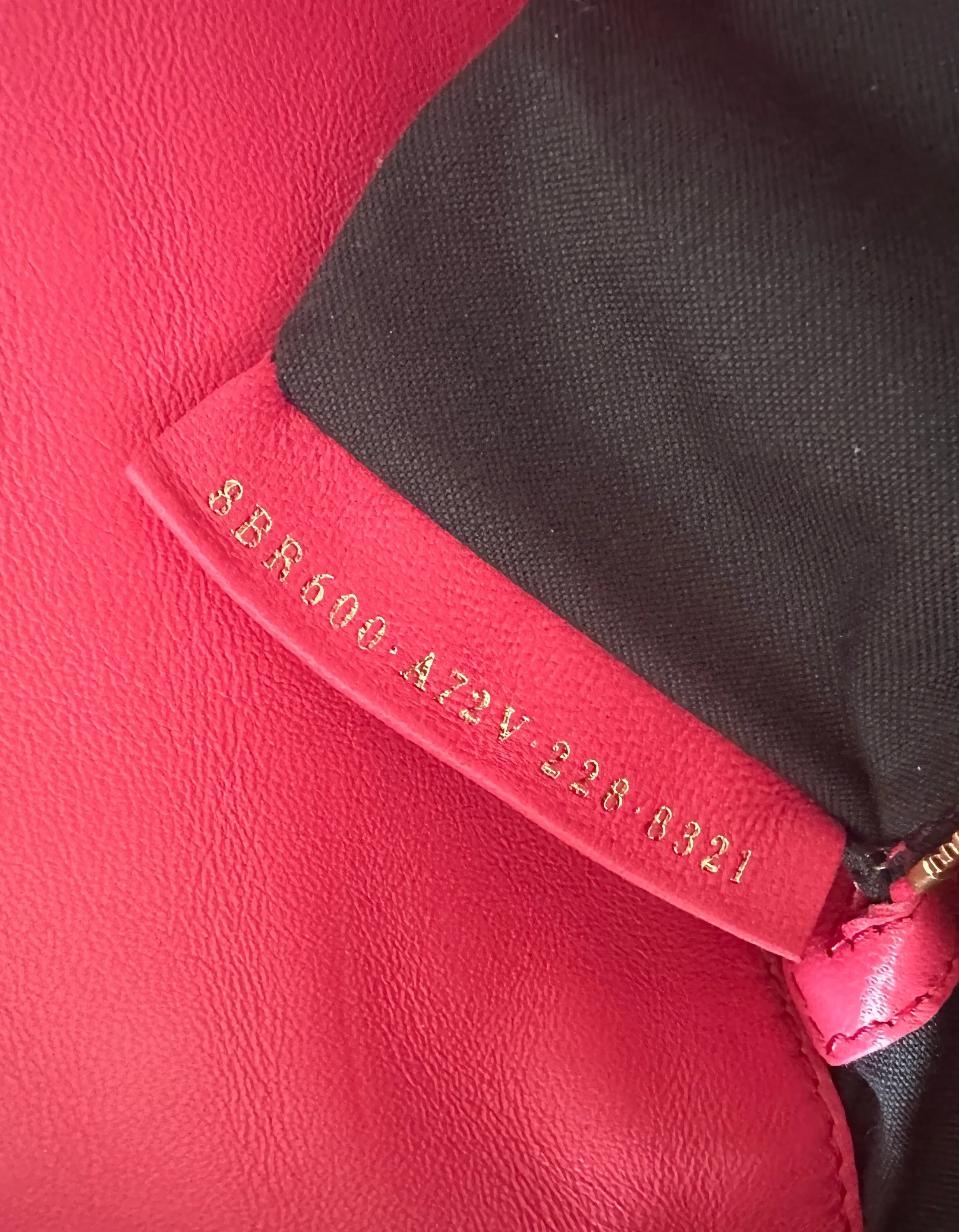 Fendi Pink Nappa Embossed Logo FF 1974 Large Baguette NM Bag w/ Two Straps