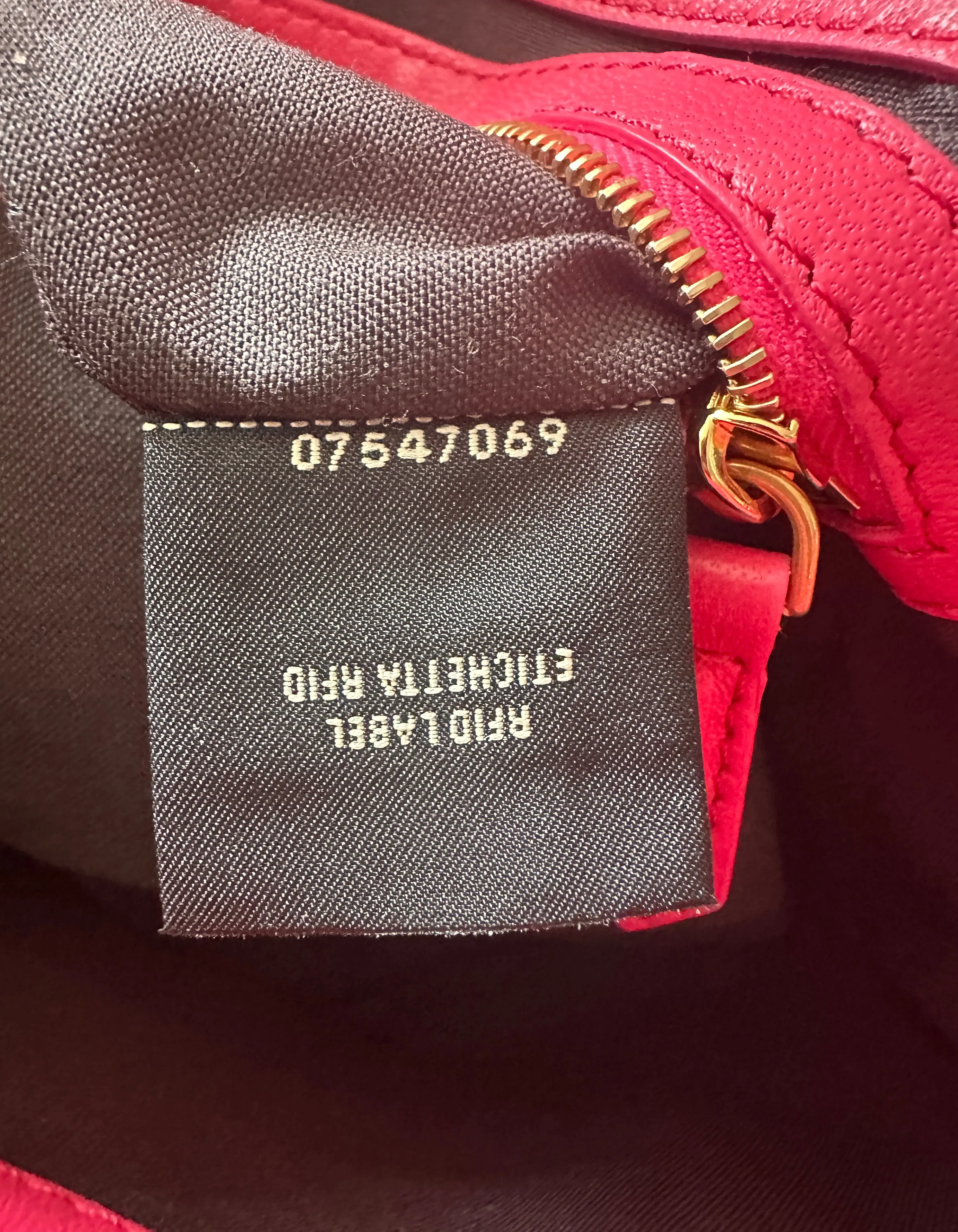Fendi Pink Nappa Embossed Logo FF 1974 Large Baguette NM Bag w/ Two Straps
