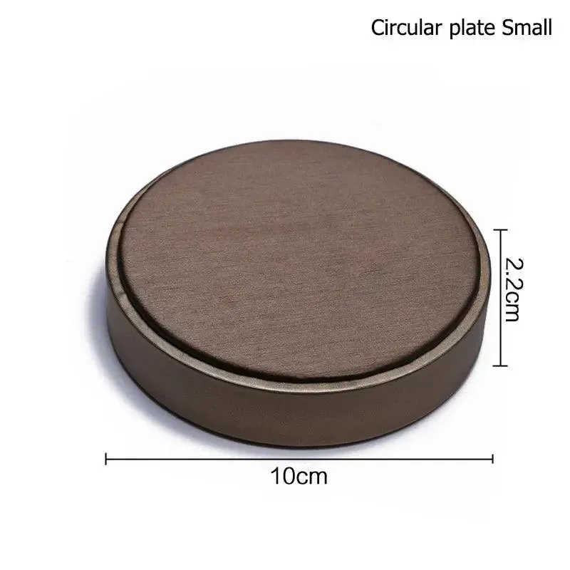 Finest Brown PU Leather Bracelet Pendant Necklace Jewellery Display Counter Stand Holder Bust Ring Earrings Presentation Shelf
