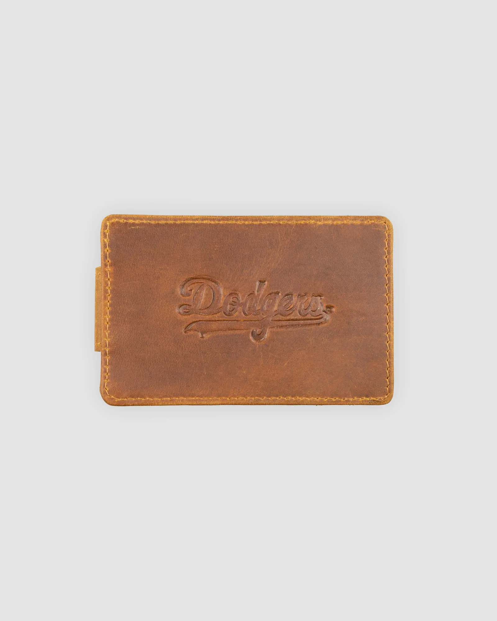 Flag Man Glove Leather Money Clip Wallet - Los Angeles Dodgers