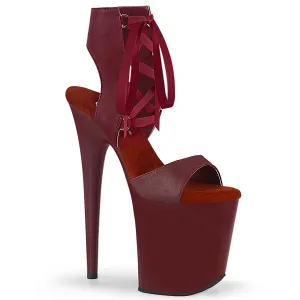 FLAMINGO-800-14  Burgundy Faux Leather/Burgundy Matte