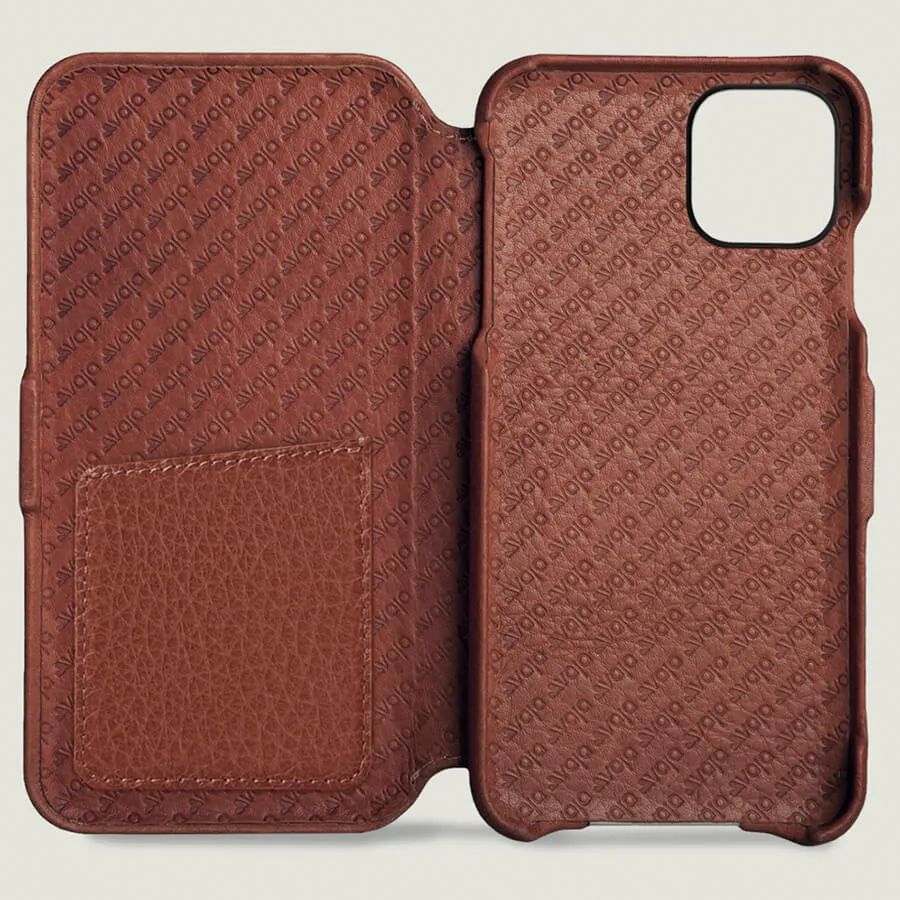 Folio iPhone 11 Pro leather case