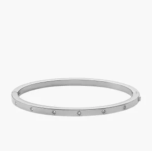 Fossil Sadie Shine Bright Stainless Steel Bangle Bracelet