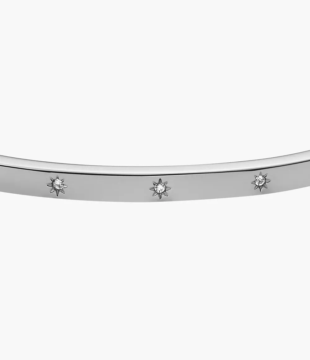 Fossil Sadie Shine Bright Stainless Steel Bangle Bracelet